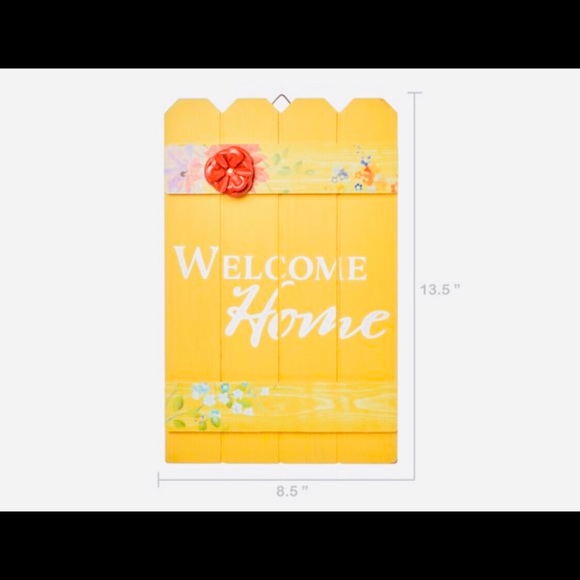 Pioneer Woman Yellow Welcome Home Sign - Picture 2 of 4